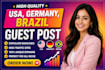 do  high da german dofollow  guest post ,  USA guest post , brazil guest post