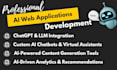 develop ai web application using openai chat gpt and deepseek
