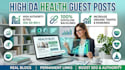 do guest post on high da health sites with do follow backlinks