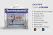 design tent, table cover, and canopy tent