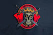 create skull logo mascot and illustration design