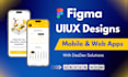 do uiux design, mobile app uiux, website uiux, dashboard ui design, figma design
