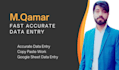 do fast accurate data entry