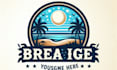 design unique juice bar, beach logo