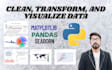perform python data analysis with pandas and visualization