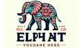design elephant logo with express delivery