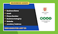 find email addresses scrape google map business data with email, lead scraping