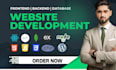be your front end developer and back end developer