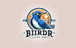 make unique bird in circle mascot logo with creative concepts