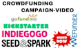 create an engaging kickstarter, indiegogo, gofundme crowdfunding video