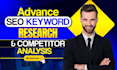 advanced SEO keyword research and competitor analysis for your website