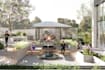 design garden, pool, patio, yard, terrace, and landscape 3d model and rendering