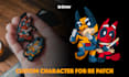 custom illustration characters for pvc patch, slaps and merch
