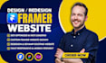 design a high converting framer landing page or figma to framer