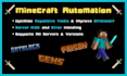 develop custom minecraft input automation scripts for repetitive tasks