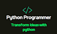 be your python programmer