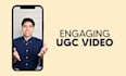 create a dynamic ugc video male spokesperson