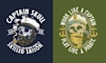 make custom skull marine logo