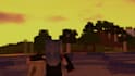 make a minecraft scene render in blender