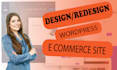 design wordpress e commerce store, redesigned website development