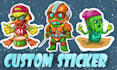 make design custom sticker