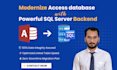 upgrade your ms access database to sql server for better performance