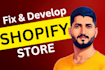 be your shopify developer, shopify bug fix and shopify custom coding