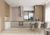 professional 3d visualization of kitchen design