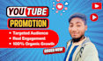 get real views engagement subscribers youtube promotion