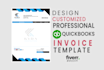 design professional quickbooks invoice template