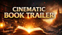 create a cinematic book trailer video for amazon KDP authors