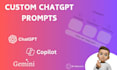 create effective prompts for ai chatbots such as chatgpt