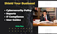 draft cybersecurity policy, reports and IT compliance documents