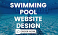 design responsive swimming pool website swimming pool construction website