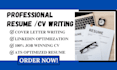 write and upgrade your resume CV cover letter linkedin