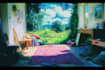 paint an anime background