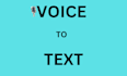 transcribe voice to text