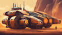 design sci fi vehicle and character