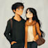 do you couple anime art