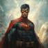 do a superhero cartoon character