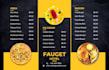 do menu design, digital menu, digital screen or menu board