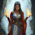 make a fantasy character art and fantasy book design