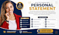 heavily edit your personal statement, admissions essay, statement of purpose