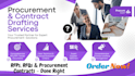 be your professional procurement and strategic sourcing specialist
