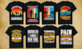 do custom graphic typography t shirt design for merch by amazon