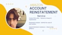 do reinstated amazon deactivated account and write poa letter