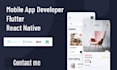 mobile app development, food delivery app, dating, taxi booking, react native
