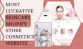 design skincare website skinacre shopify store cosmetics website salon website