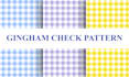 design gingham check seamless pattern for textile, fabric