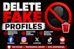 remove fake profiles impersonating accounts tiktok instagram facebook and x